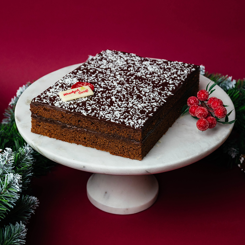 kategoria Ciasta, produkt na obrazku to Piernik świąteczny